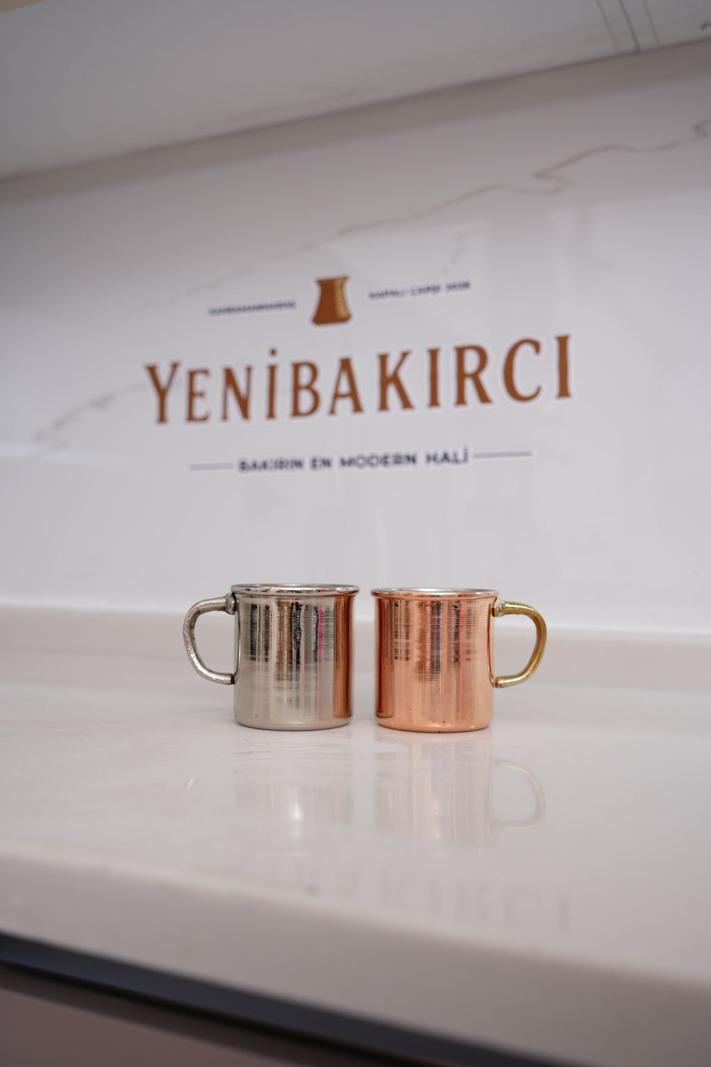 Modern Bakır Kupa
