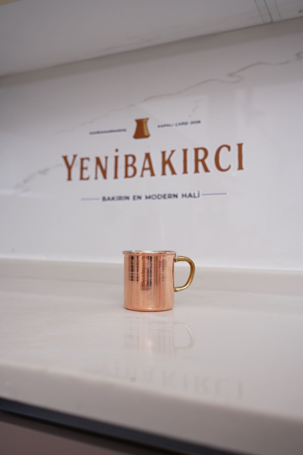 Modern Bakır Kupa